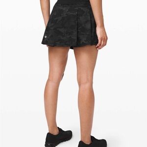 Lululemon Pace Rival Skirt tall size 4 Incognito Camo Multi Grey